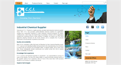 Desktop Screenshot of ccichemical.com